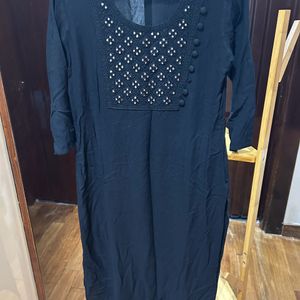 Libas Black Kurta