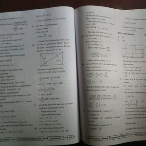 8th STD Maths Work Book