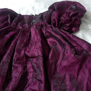 Black And Purplish Dress