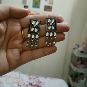 Oxidized Earrings