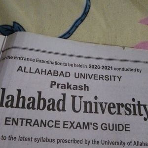 Allahabad University Entrance Exam Guide