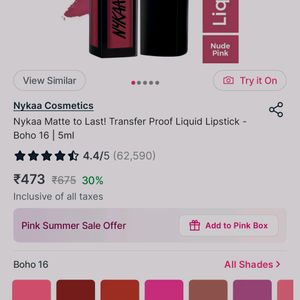 Nykaa Liquid Matte Lipstick For Women🥰