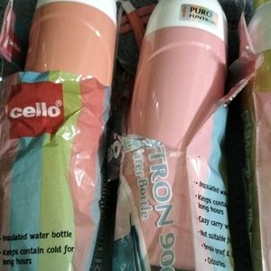 Cello Puro Gliss Plastic Water Bottle Pack Of 3