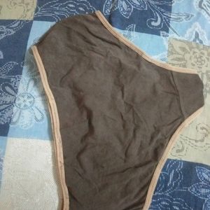 Brown Lace Brief