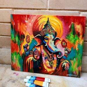 Ganesh Ji Art Painting ✨️😍❤️🥰