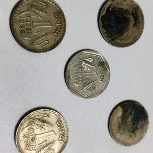 Large Size 1 rs Coins