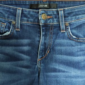 Slim Fit Mini Bootcut Jeans Low Rise