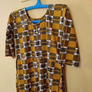 SG Handicrafts Checkered Kurta