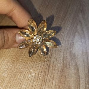 Golden Flower Ring