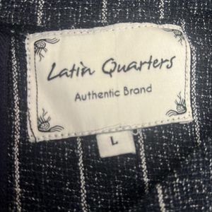 Latin Quarter Brand Dark Navy Blue Colour Top