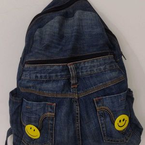 Denim Backpack