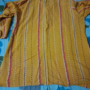 Yellow Kurta-"L" Size