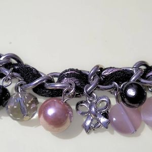 Sultry Flair: Imported Charm Bracelet