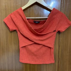 Shein Criss Cross Crop Top