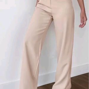 SSS Unisex Beige Korean Pant