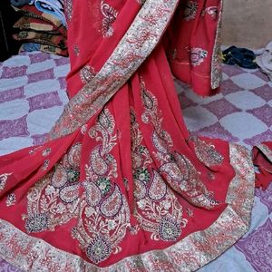 Lehnga Style Saree With Blouse