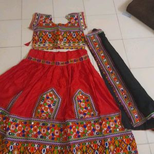 New Red Chanya Choli