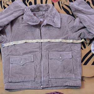 Corduroy Fabric Woollen Jacket