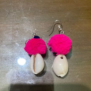 Cowrie Shell Earring