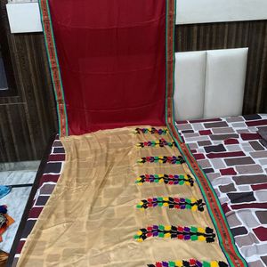 4 Crepe Heavy Saree