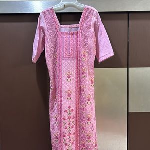 Chikankari Floral Kurta N Pants Set