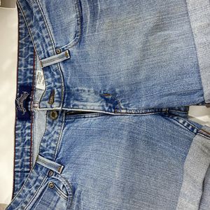 A Light Denim Shorts