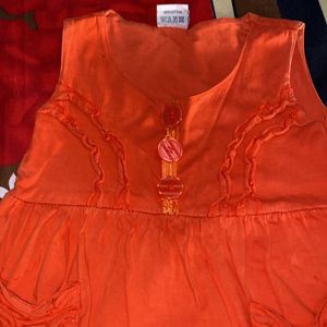 baby girl top red colour good condition