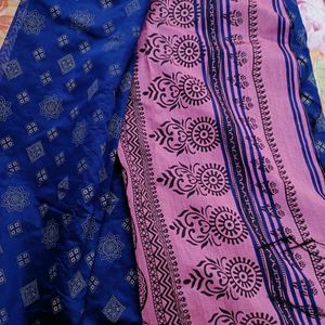 New Handloom Block Print Saree