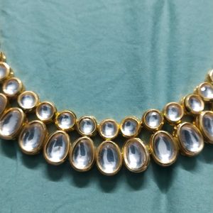 Party Wear Kundan Necklace Set