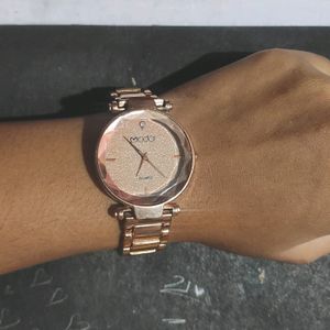 Rose Gold Analog Watch