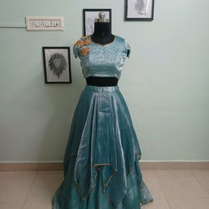 Blue Maple Lehenga Choli