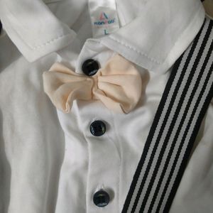 Combo Of 3 Boys Romber Suits With Cap and Bootties