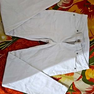 White Denim Jeans From Bench