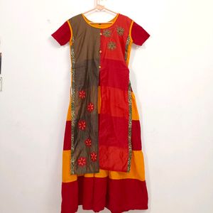 A Line Ethnic Kurta