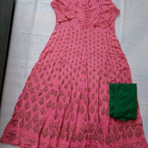 Anarkali Kurti Legins Set