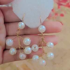 Beautiful Korean Pearl Earrings