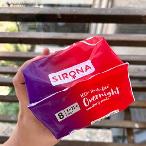 Sirona Overnight Sanitary Pads, 100% Rash Free