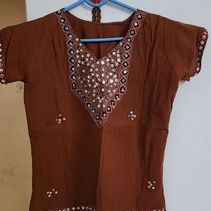 Beautiful Sequin Work Ethnic Wear Top