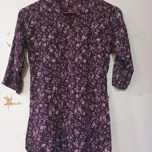 Floral Tunic With Belt