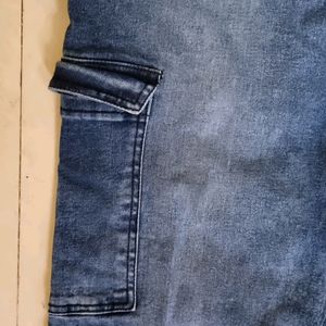 Cargo Denim Jeans