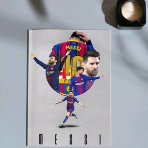 Messi Poster. Football Wall Decor