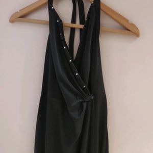 Beautiful Backless Wrap Dress