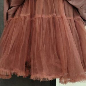 Beautiful Rose Coloured Princess Fairy Gown