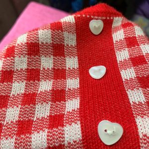 Red And White Checkered Top