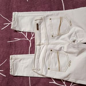 UMM Brand Women Off White Denim Jeans