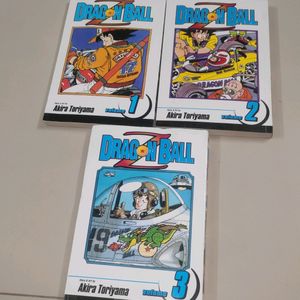 Dragon Ball Z Volume 1 2 3 Manga Comics