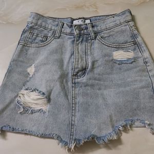 Denim Skirt.