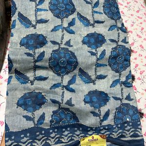 Kantha Stitched Work Saree