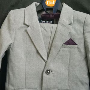 Grey Suit For Baby Boy 6 To 9 Months