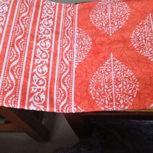 Orange Colour Bedsheet